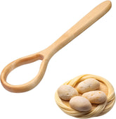12 Inch Dough Whisk Wooden Danish Dough Whisk Bread Whisking Tool | Mixing Sourdough Batter Preparation Egg and Flour Mixer Whisks Traditional Bread Baking Supplies for Pastries Egg Pizza
