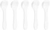 100Pcs Teaspoon Micro Scoops 0.25g Mini Powder Scoops Mini Measuring Spoons for Measuring Cosmetics Powders Coffee, White