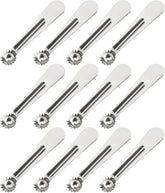 12pcs Stainless Steel Fruit Core Remover Set Tomato Huller Strawberry Stem Remover Multifunctional Vegetable Corer Tool for Kitchen Prep