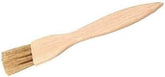 1.4" Flat Wooden Pastry Baking Brush Natural Bristles - Dusting Flour, Glazing & Basting Dough, Batter Egg/Oil Spreading Brush 3.5cm (Flat)