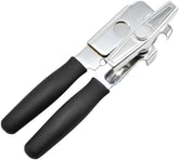 1 Pack Commercial Grade Heavy Duty Manual Can Opener with Easy Crank Oversized Turning Knob, Super Thick 20GA 2.0mm Steel with Chrome Plate Finish, Fit All Size Large Cans