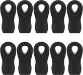 10PCS Magnetic Chip Clips Airtight Seal Reusable Black Bag Clips for Food Storage Heavy Duty Plastic Food Clip for Refrigerator,Fridge,Snack, Kitchen,Bread Bag,Garden,Clothes Pins,Home Decor