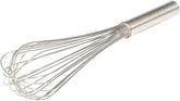 14" Stainless Steel Piano Wire Whip- Thin Flexible Wire Whisk for Whisking Cooking Beating Blending Stirring Ingredients Mixing Sauces Baking Tools Cake Bread Pizza Pastry Biscuits