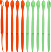 10 Pack Orange Peeler Tool, Citrus Peel Cutter & Lemon Opener, Plastic Fruit Peelers, Remover Easy Open Citrus Peel, Kitchen Accessories(Orange + Green)
