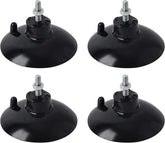 (4 Pcs) Black French Fry Suction Cup Feet Compatible with Industrial Commercial French Fry Cutter