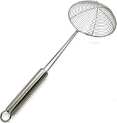 13.7-inch Spider Strainer Skimmer Stainless Steel Pasta Strainer Spoon for Cooking and Frying, Wire Skimmer Ladle Kitchen Utensils Fryer Scoop Spoon.