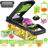 15 in 1 Vegetable Chopper, Food Veggie Chopper, Onion and Vegetable Slicer with Container, Dicer, Kitchen Gadget and Essential