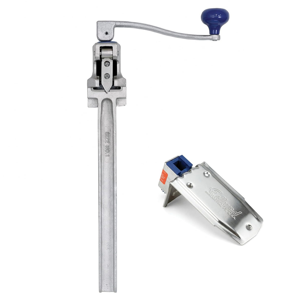 11100 Old Reliable #1 Manual Can Opener with Plated Steel Base For Cans Up to 11” Tall | Plated Base