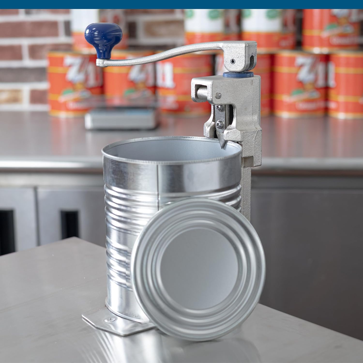 11100 Old Reliable #1 Manual Can Opener with Plated Steel Base For Cans Up to 11” Tall | Plated Base