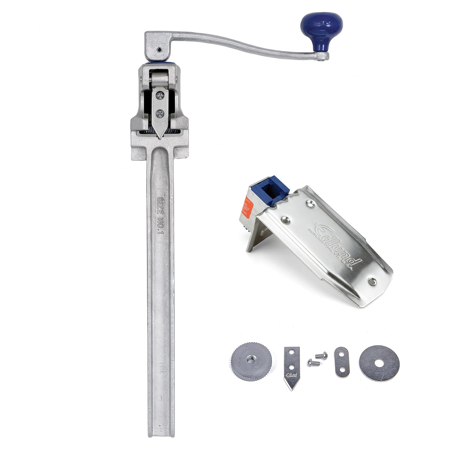 11100 Old Reliable #1 Manual Can Opener with Plated Steel Base For Cans Up to 11” Tall | Plated Base