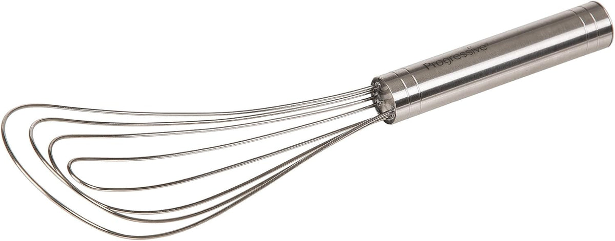 10 Inch Fat Whisk - Stainless Steel Whisk for Mixing, Beating, and Stirring Sauces, Batter, and More