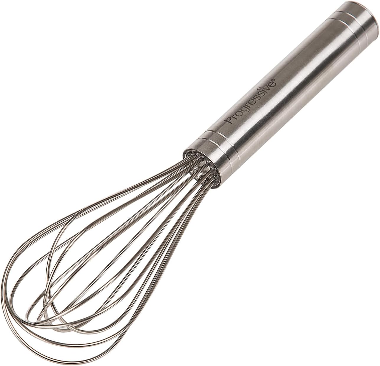 10 Inch Fat Whisk - Stainless Steel Whisk for Mixing, Beating, and Stirring Sauces, Batter, and More