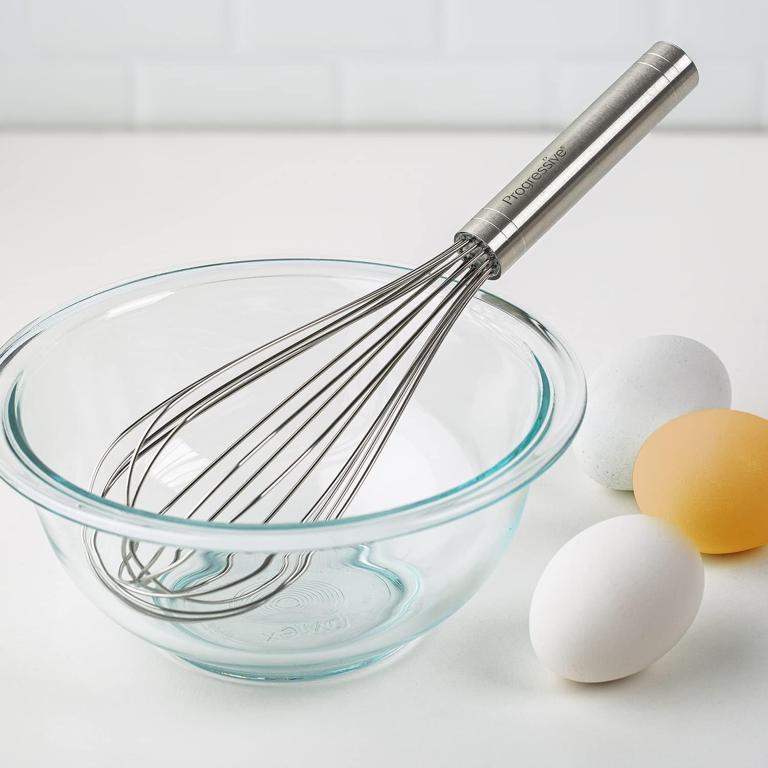 10 Inch Fat Whisk - Stainless Steel Whisk for Mixing, Beating, and Stirring Sauces, Batter, and More