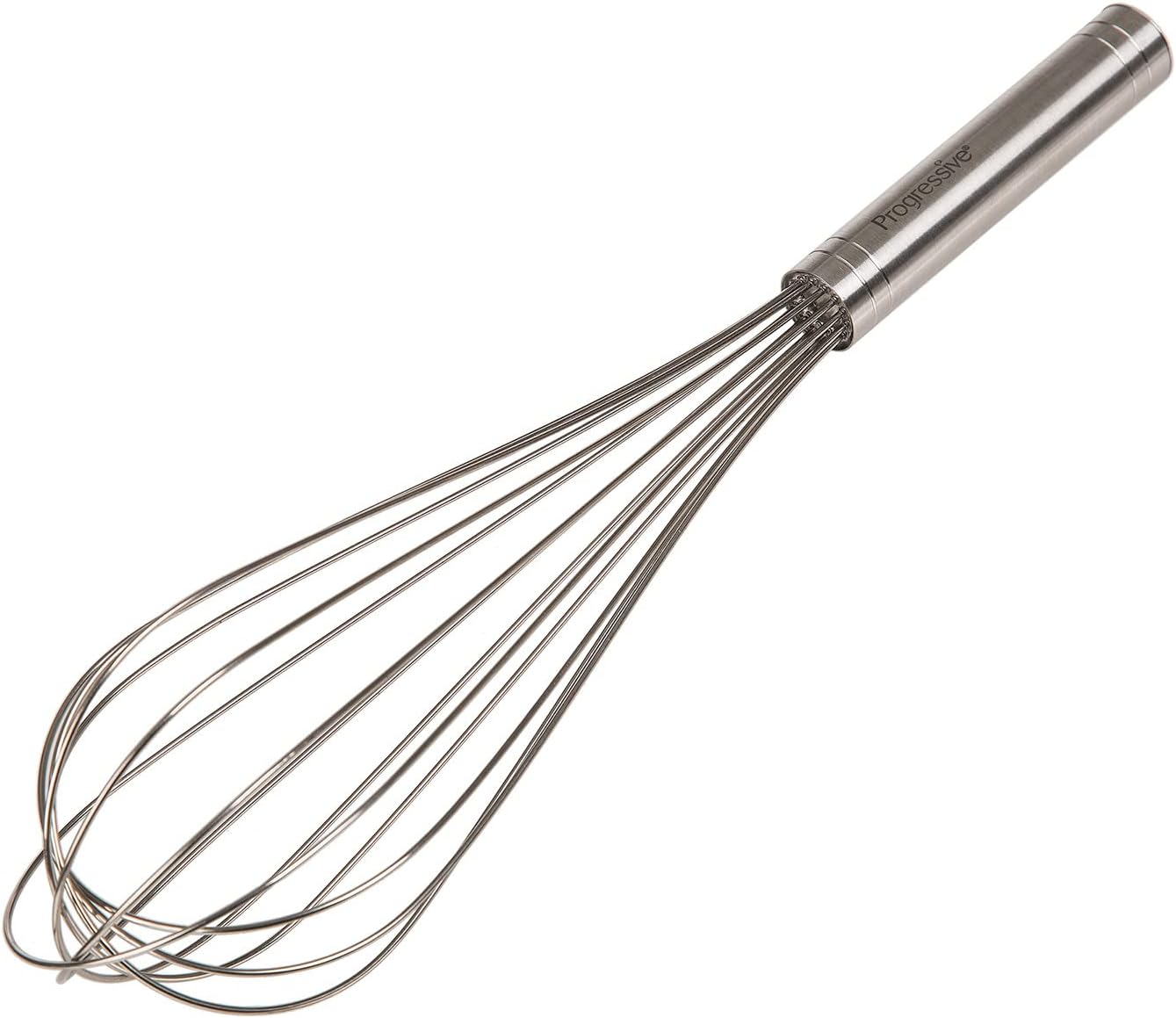 10 Inch Fat Whisk - Stainless Steel Whisk for Mixing, Beating, and Stirring Sauces, Batter, and More