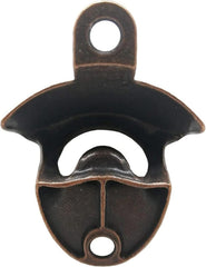 12PCS Wall Mounted Bottle Opener Vintage Beer Bottle Opener Suitable for Bars KTV Hotels Homes（Red Bronze）