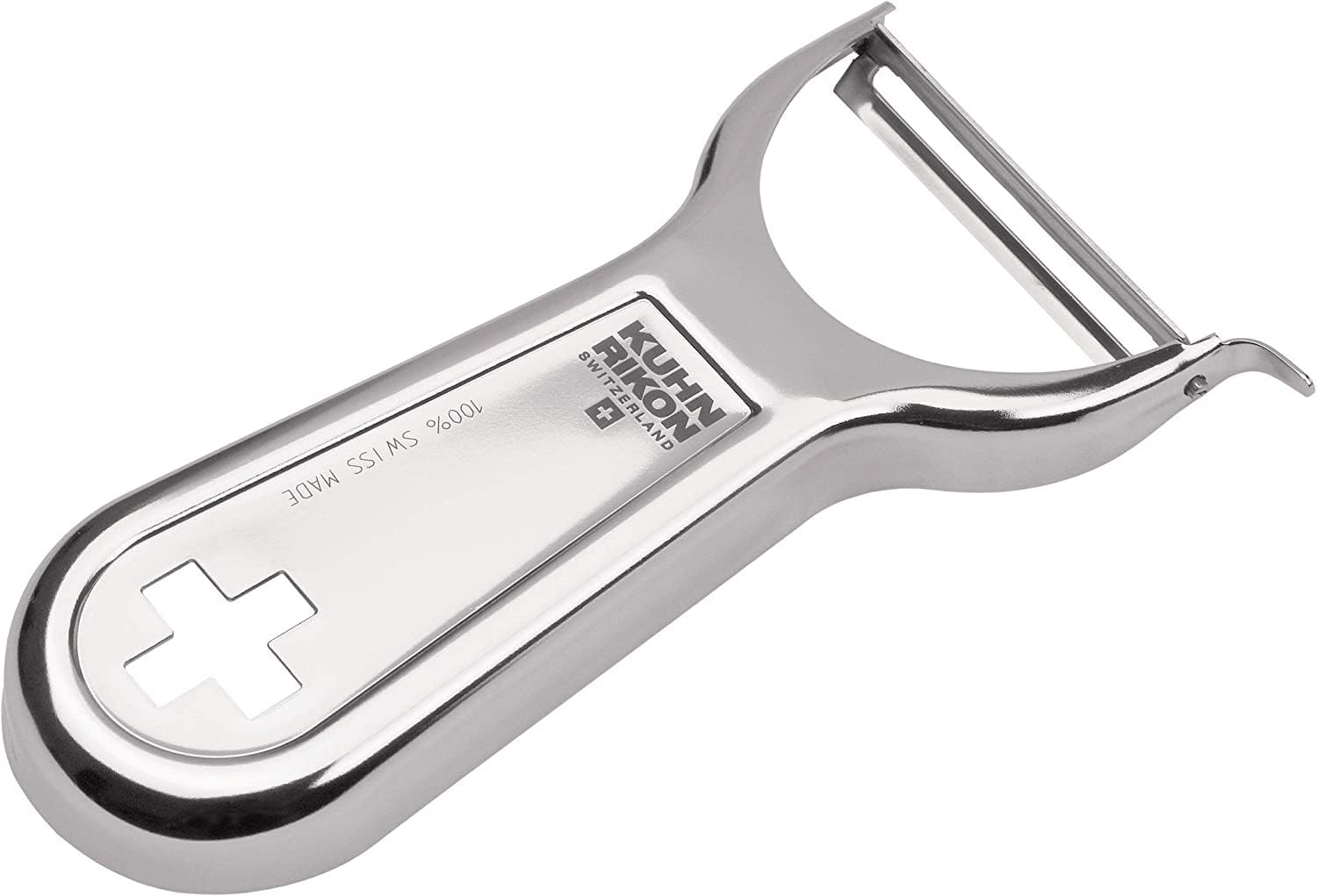 "Swiss Metallic" Julienne Cross Peeler, Silver