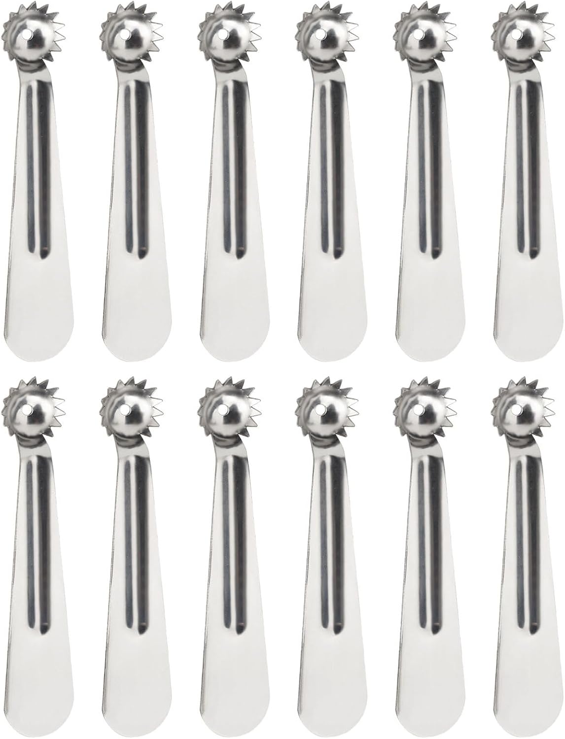12pcs Stainless Steel Fruit Corer Set with Strawberry Huller and Tomato Stem Remover for Vegetable and Fruit Prep, Pineapple Eye Remover Kitchen Tool for Salad and Cooking
