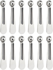12pcs Stainless Steel Fruit Corer Set with Strawberry Huller and Tomato Stem Remover for Vegetable and Fruit Prep, Pineapple Eye Remover Kitchen Tool for Salad and Cooking