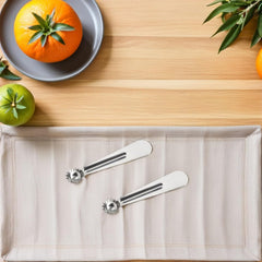 12pcs Stainless Steel Fruit Corer Set with Strawberry Huller and Tomato Stem Remover for Vegetable and Fruit Prep, Pineapple Eye Remover Kitchen Tool for Salad and Cooking