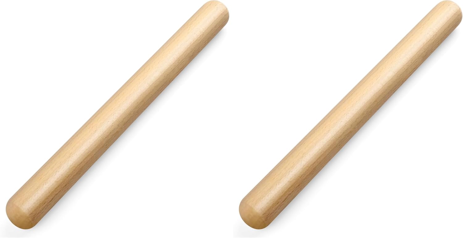11.5-inch Wooden Rolling Pin for Baking, French Wood Rolling Pin Wood Kitchen Dough Roller for Fondant, Pizza, Pie, Cookie and Pastry