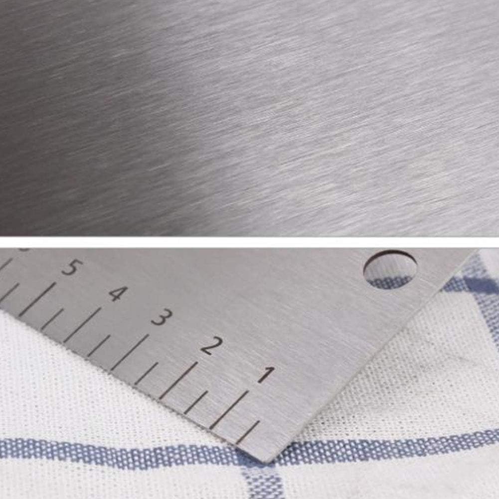 12 Inch Stainless Steel Cake Scraper & Smoother Adjustable Icing Tool | Adjustable Cake Smoother with Scale and Smooth Edge for Icing, Frosting, Cream, Mousse and Cakes,Hanging Hole,Easy Clean
