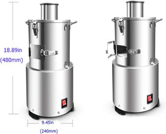 110V Portable Whole Dry Garlic Peeling Machine 200W Thickened Stainless Steel Electric Garlic Peeler Automatic Powerful Garlic Separator for Home and Commercial Use