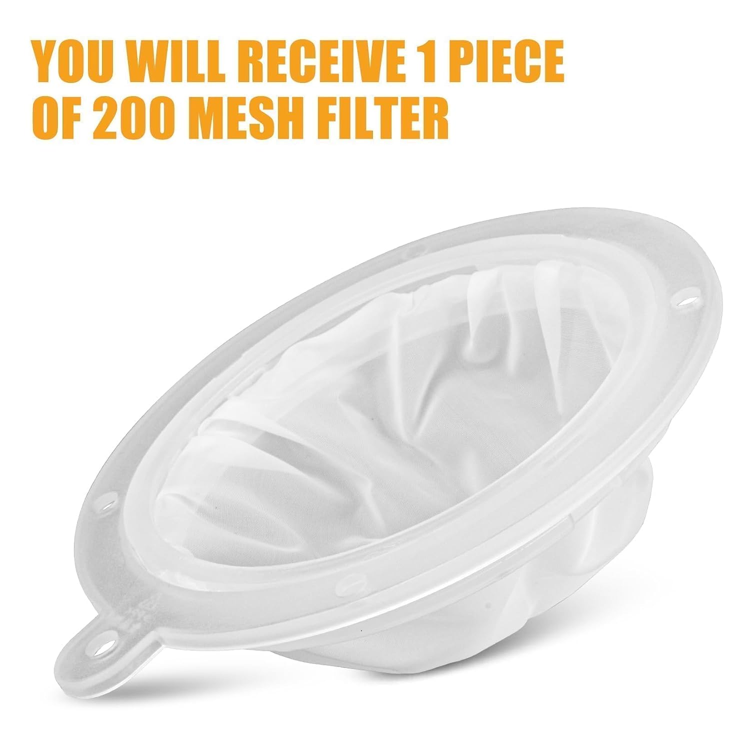 1 Piece 200 Mesh Strainer 75 Micron Filter for 5 Inch Funnel | Funnel Fine Filter for Cooking Oil Milk Juice Wine Cheese Whey Grease Coffee