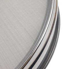 120 Mesh Lab Sieves, 120 Mesh Test Sieve, 12'' Diameter, 304 Stainless Steel Wire Cloth (0.125mm)