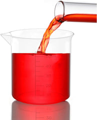 12 Pcs 1.7 Oz Transparent Experiment Measuring Cup | 50ml Plastic Beaker for Science Experiment, Measuring