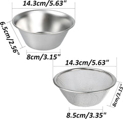 1 Pack Berry Baskets, Mini Strainer Stainless Steel Can Colander, Small Container for Berries/Strawberry/Grape/Cherry