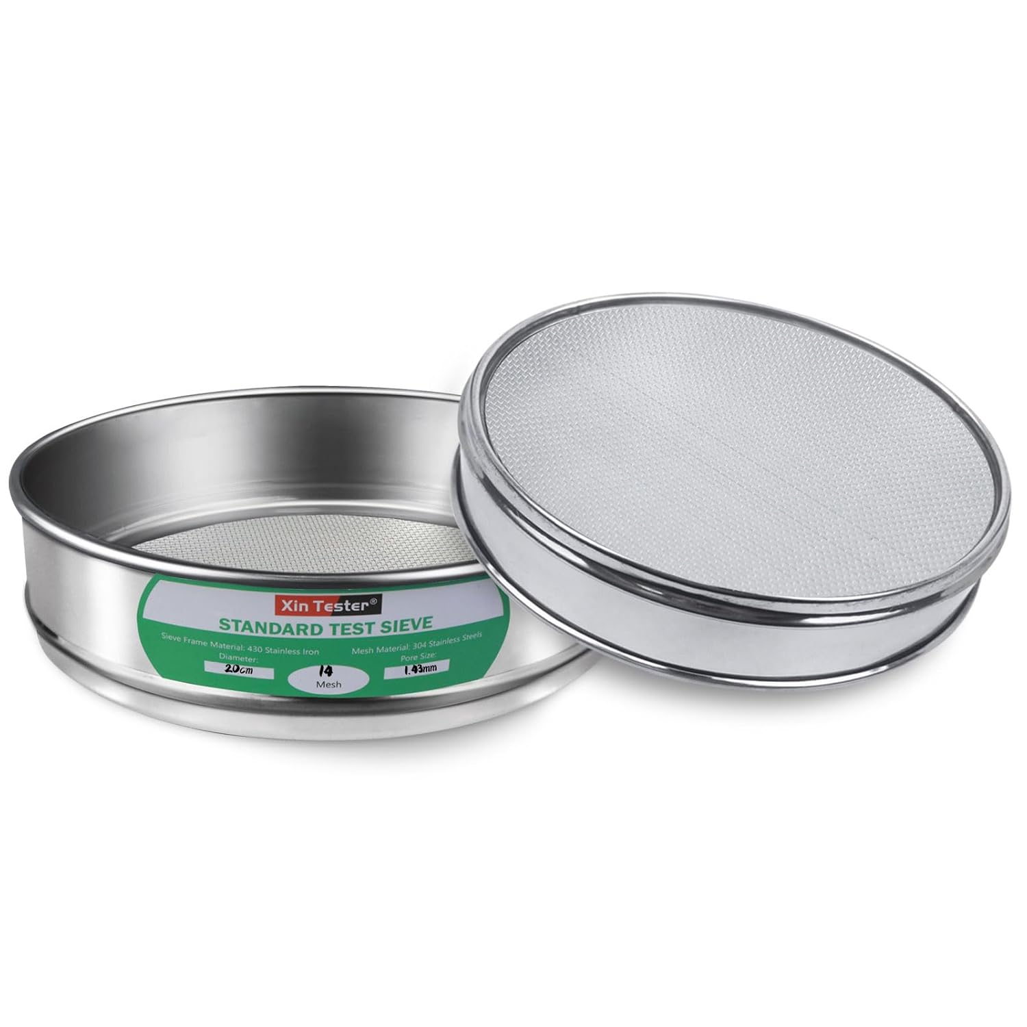 10 mesh Standard Mesh Lab Sieves Laboratory Sample Test Analysis Sieve Dia 7.88 Inches