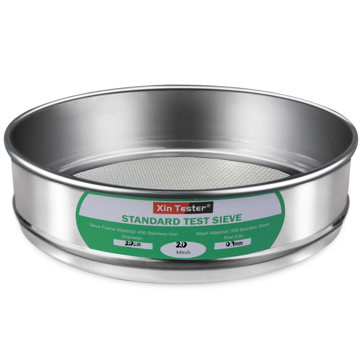 10 mesh Standard Mesh Lab Sieves Laboratory Sample Test Analysis Sieve Dia 7.88 Inches