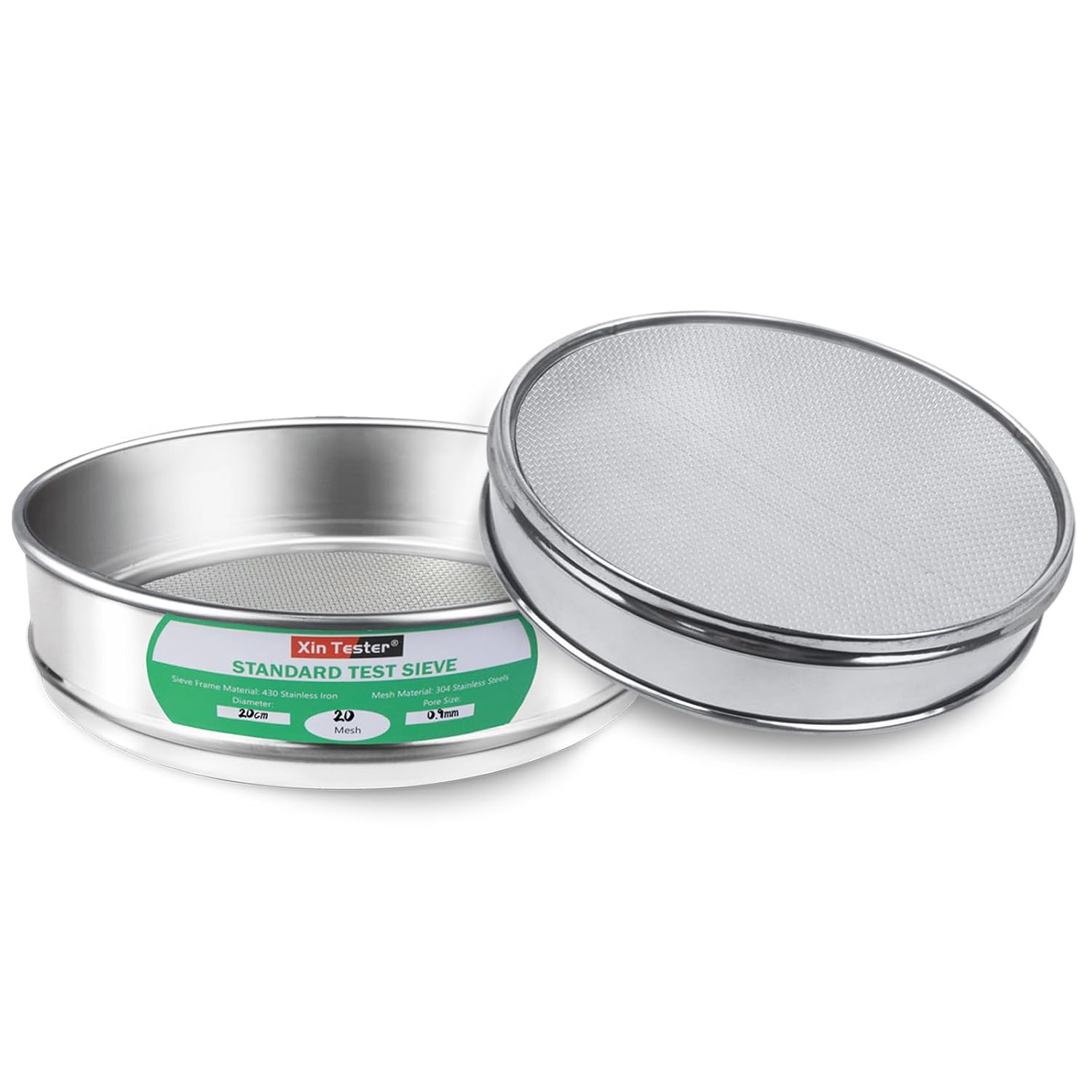 10 mesh Standard Mesh Lab Sieves Laboratory Sample Test Analysis Sieve Dia 7.88 Inches
