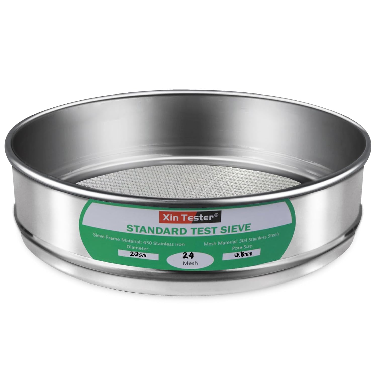 10 mesh Standard Mesh Lab Sieves Laboratory Sample Test Analysis Sieve Dia 7.88 Inches