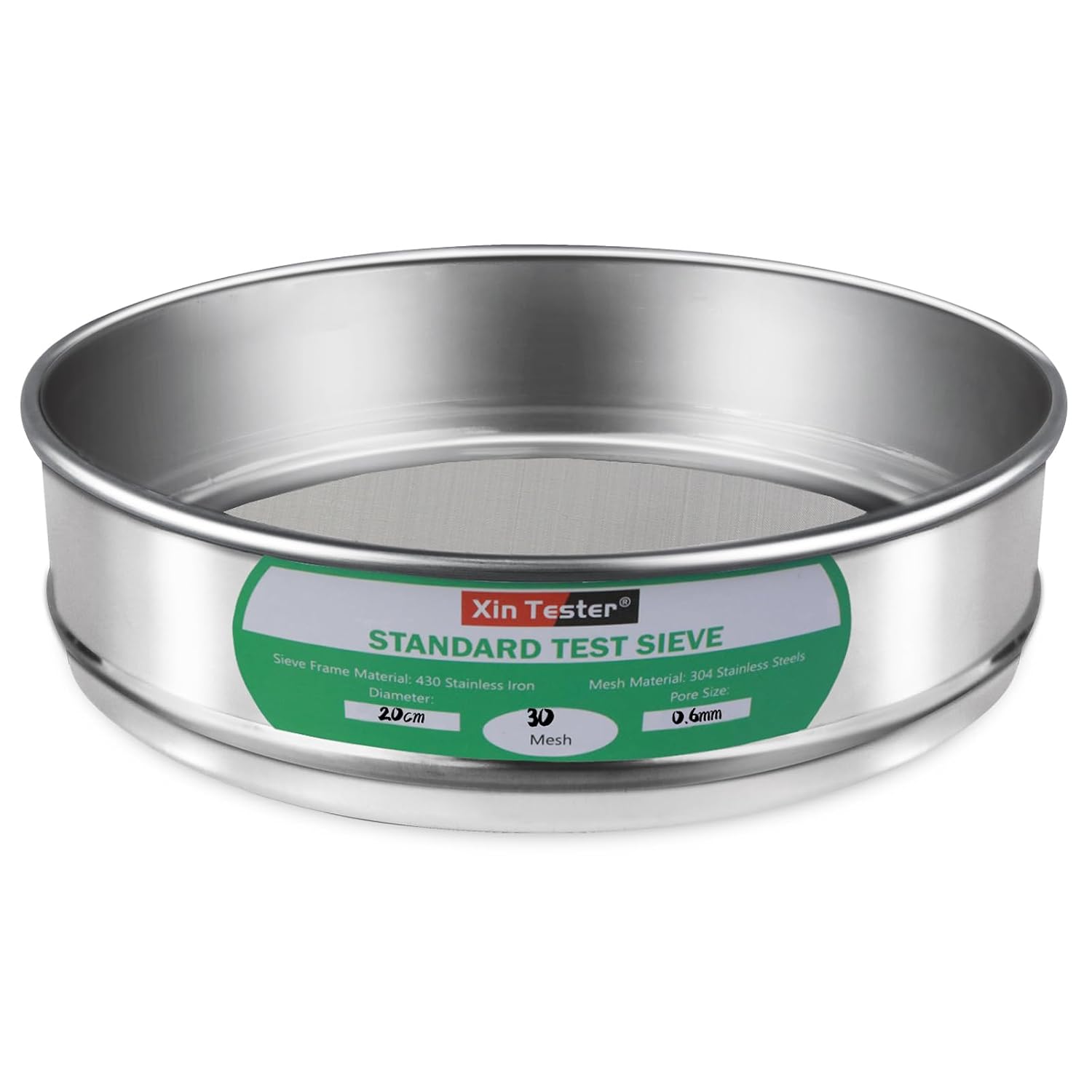 10 mesh Standard Mesh Lab Sieves Laboratory Sample Test Analysis Sieve Dia 7.88 Inches