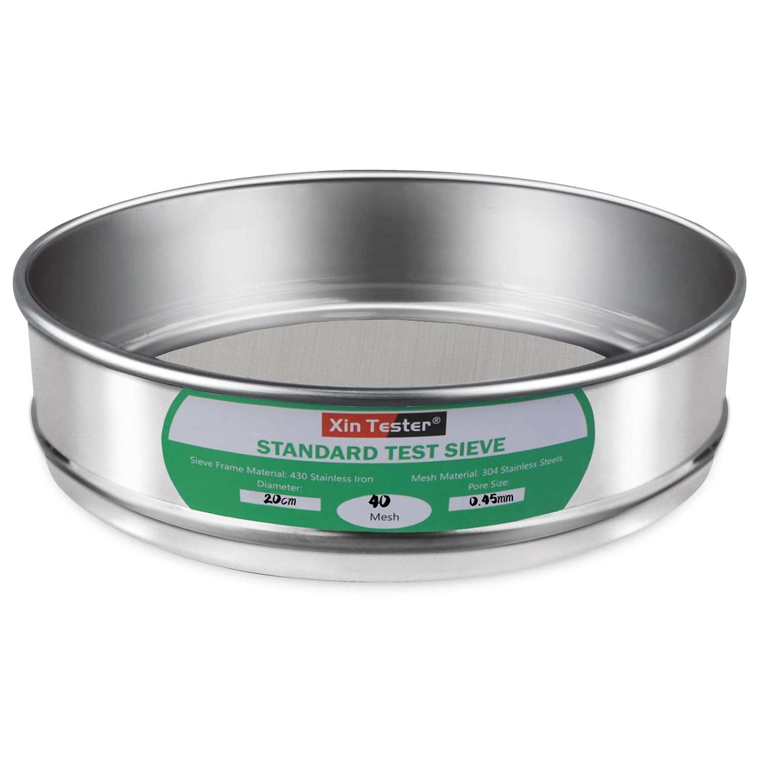 10 mesh Standard Mesh Lab Sieves Laboratory Sample Test Analysis Sieve Dia 7.88 Inches