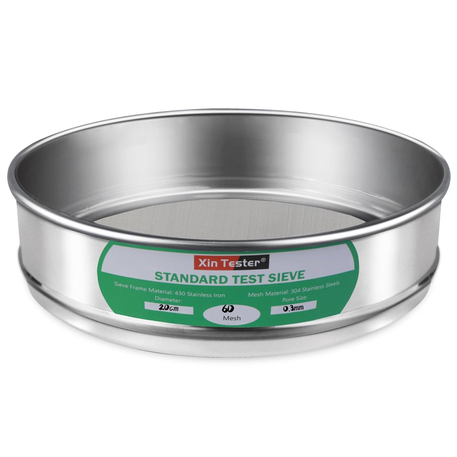 10 mesh Standard Mesh Lab Sieves Laboratory Sample Test Analysis Sieve Dia 7.88 Inches