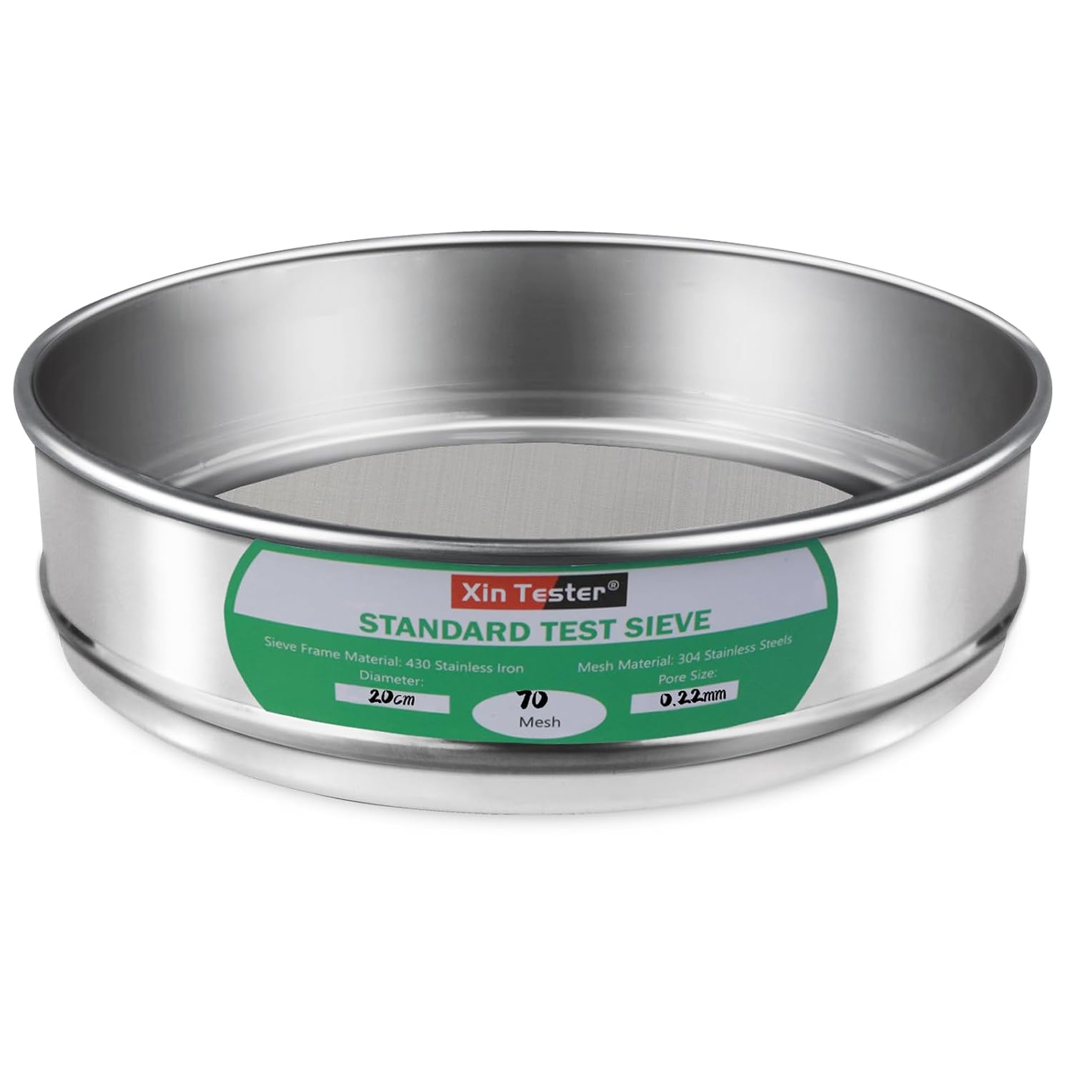 10 mesh Standard Mesh Lab Sieves Laboratory Sample Test Analysis Sieve Dia 7.88 Inches