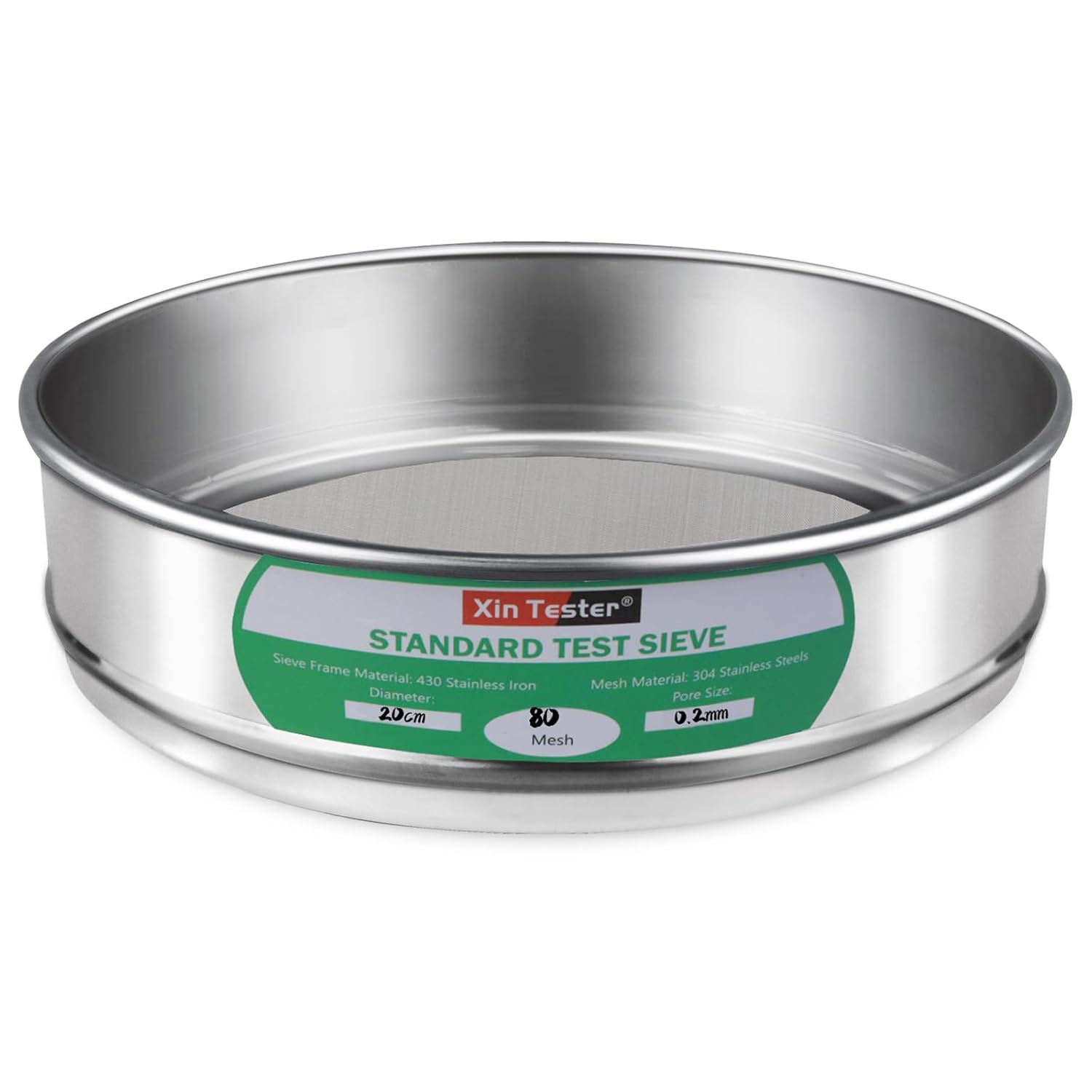 10 mesh Standard Mesh Lab Sieves Laboratory Sample Test Analysis Sieve Dia 7.88 Inches