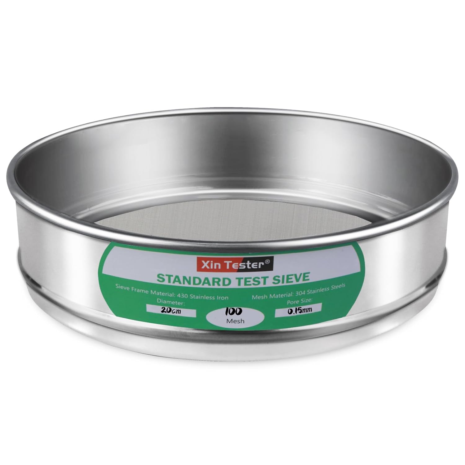 10 mesh Standard Mesh Lab Sieves Laboratory Sample Test Analysis Sieve Dia 7.88 Inches