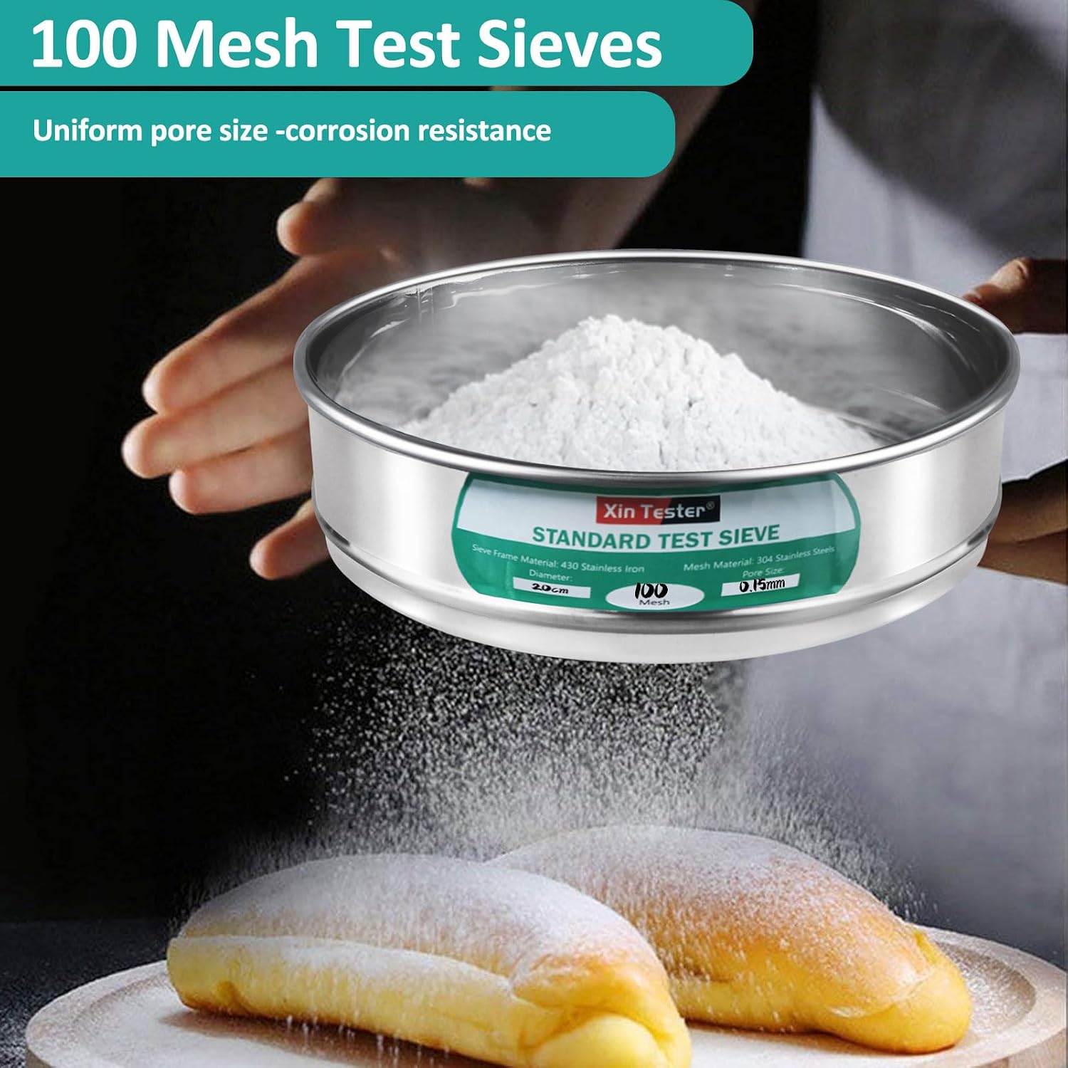 10 mesh Standard Mesh Lab Sieves Laboratory Sample Test Analysis Sieve Dia 7.88 Inches