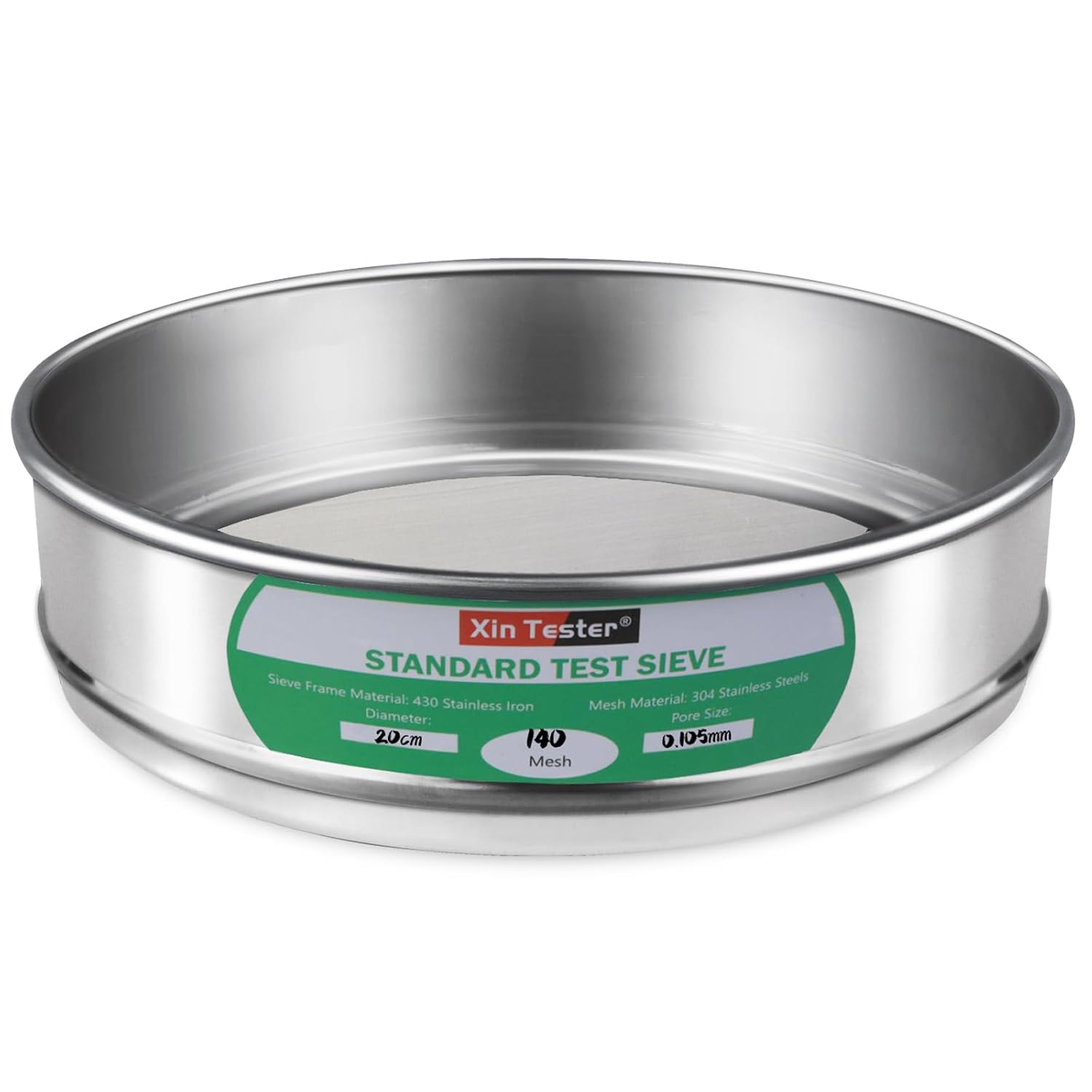 10 mesh Standard Mesh Lab Sieves Laboratory Sample Test Analysis Sieve Dia 7.88 Inches