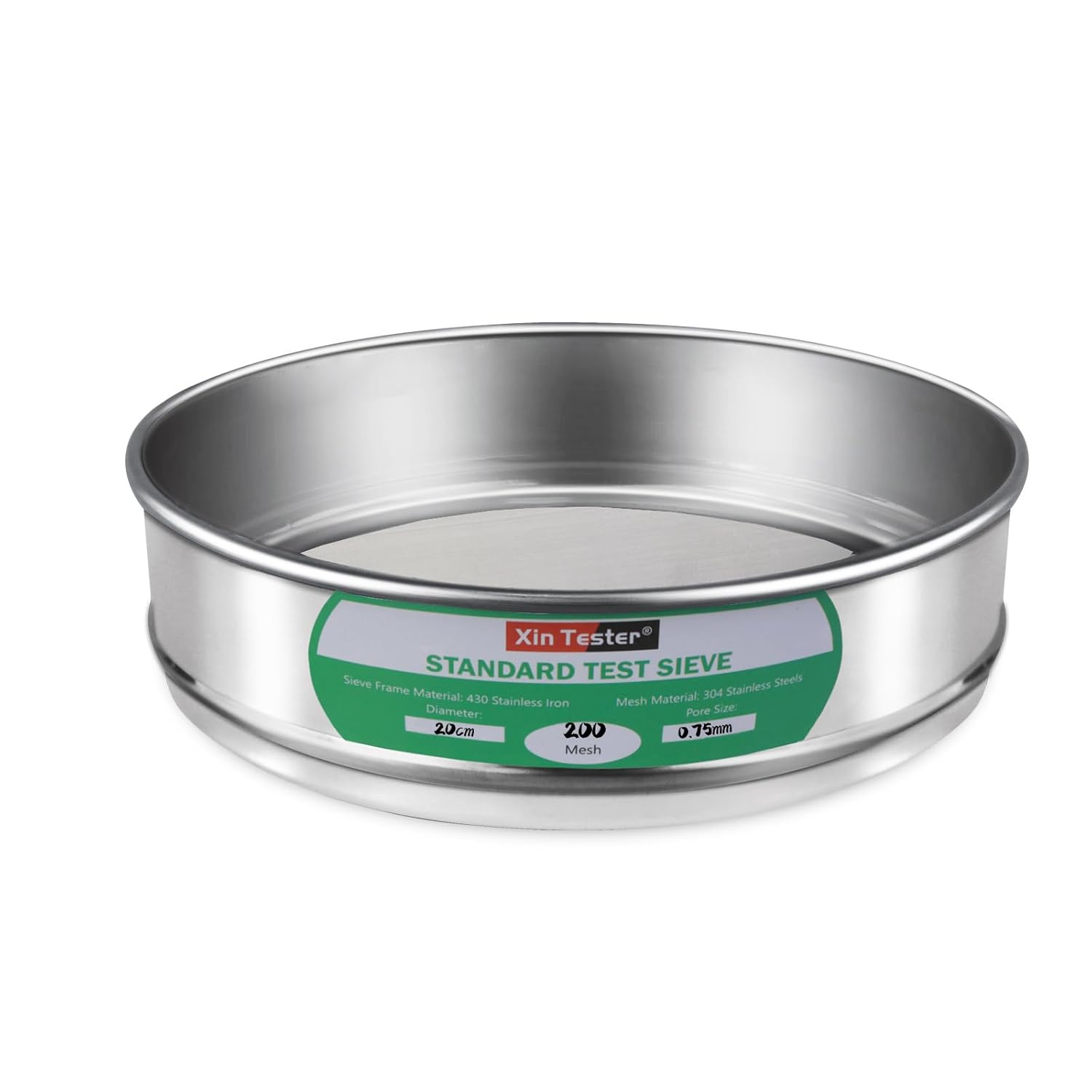 10 mesh Standard Mesh Lab Sieves Laboratory Sample Test Analysis Sieve Dia 7.88 Inches