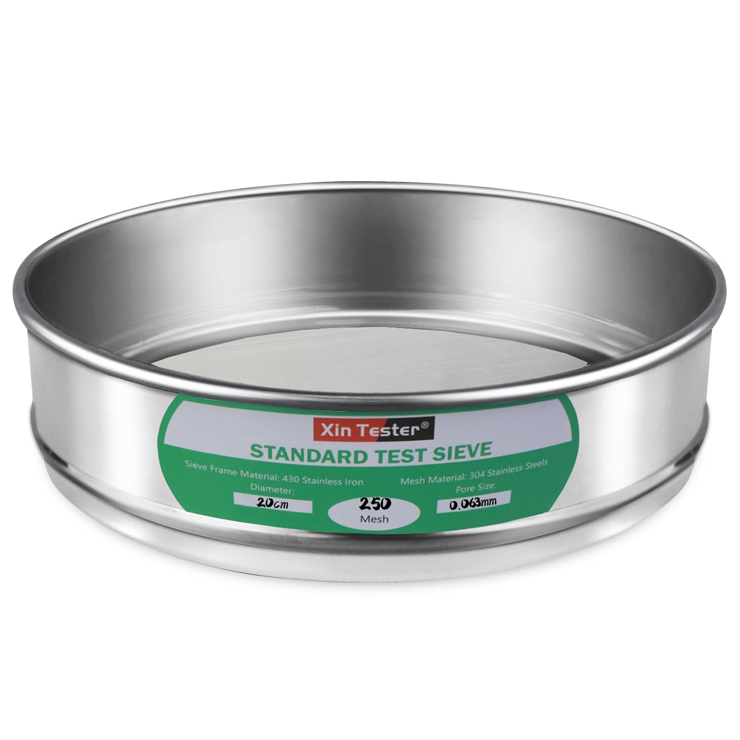 10 mesh Standard Mesh Lab Sieves Laboratory Sample Test Analysis Sieve Dia 7.88 Inches