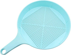1/8 Inch 3mm Plastic Garden Riddle Sieve Mesh Sand Sieves Gardening Tool Soil Sieve Flower Nursery, Blue