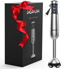 1000W Powerful Immersion Blender handheld, 2026 New Update Hand Blender with 25-Speed, Scratch-Resistant Corded Hand Mixer with Heavy-Duty Copper Brushless Motor and Gift Box