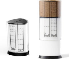 1 & 2 Cup Tri Adjust A-Cup, Easy Pour Adjustable Measuring Set | Mess Free Pouring | Measures 1/8 to 2 Cups | Includes Conversions | Kitchen Adjustable Measuring Cup Set For Liquids & Solids