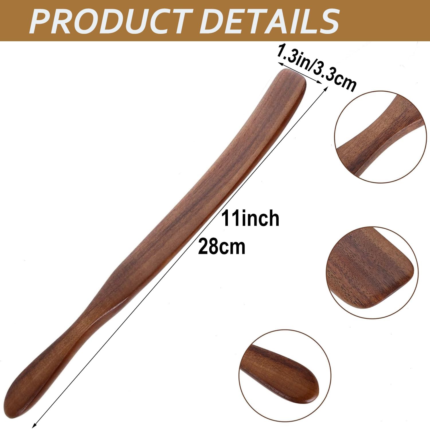 13inch Acacia Wooden Spatula Dough Whisk for Cooking Sourdough Wood Spurtle Kitchen Cooking Utensils Wood Spoon Cooking Mixing Tool for Sourdough Starter Cookware Pot Stir,Spurtles Kitchen Tools