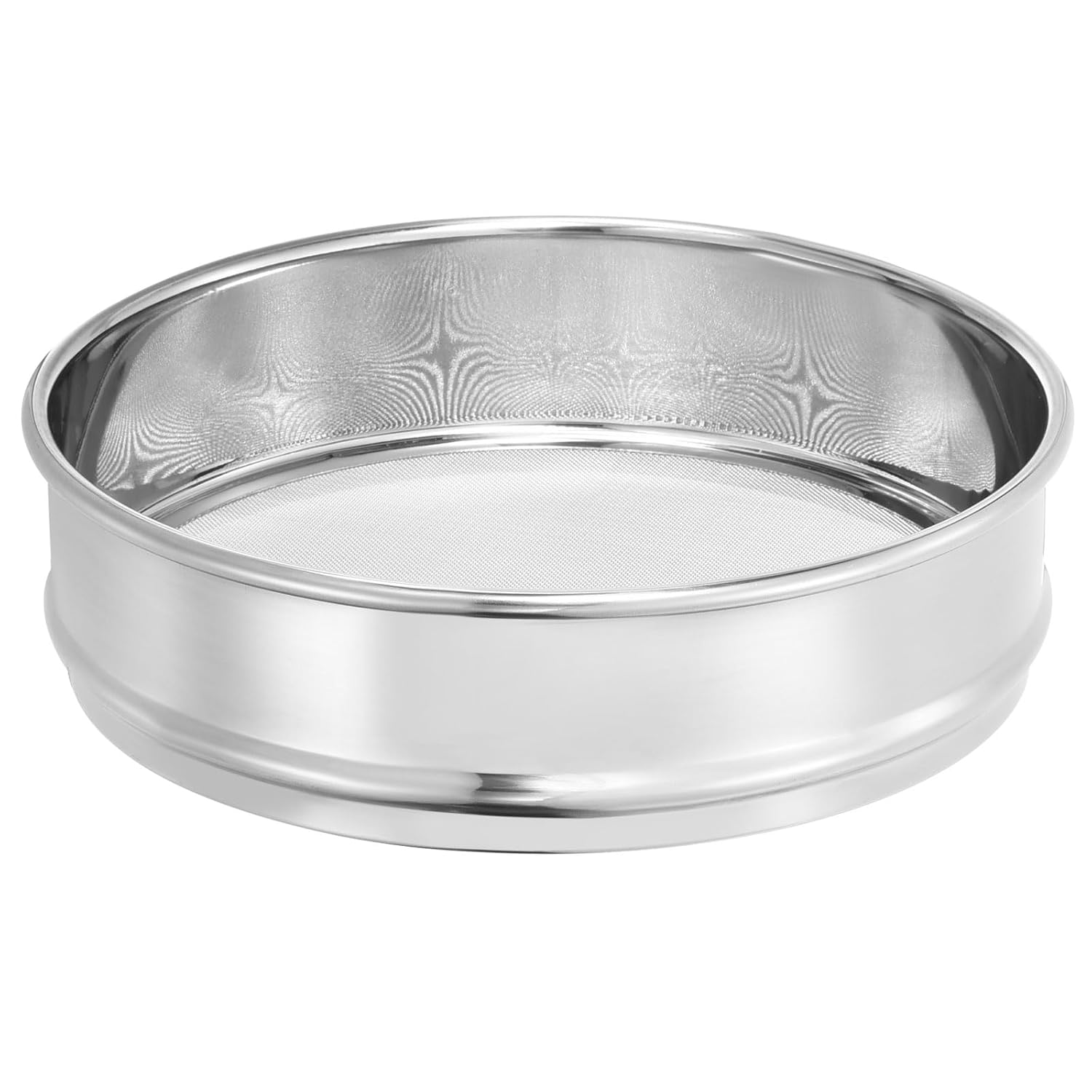 10 Mesh Lab Sieve, 8" Diameter Test Sieve 304 Stainless Steel Wire Cloth (2mm) for Industrial Laboratory - Colors B