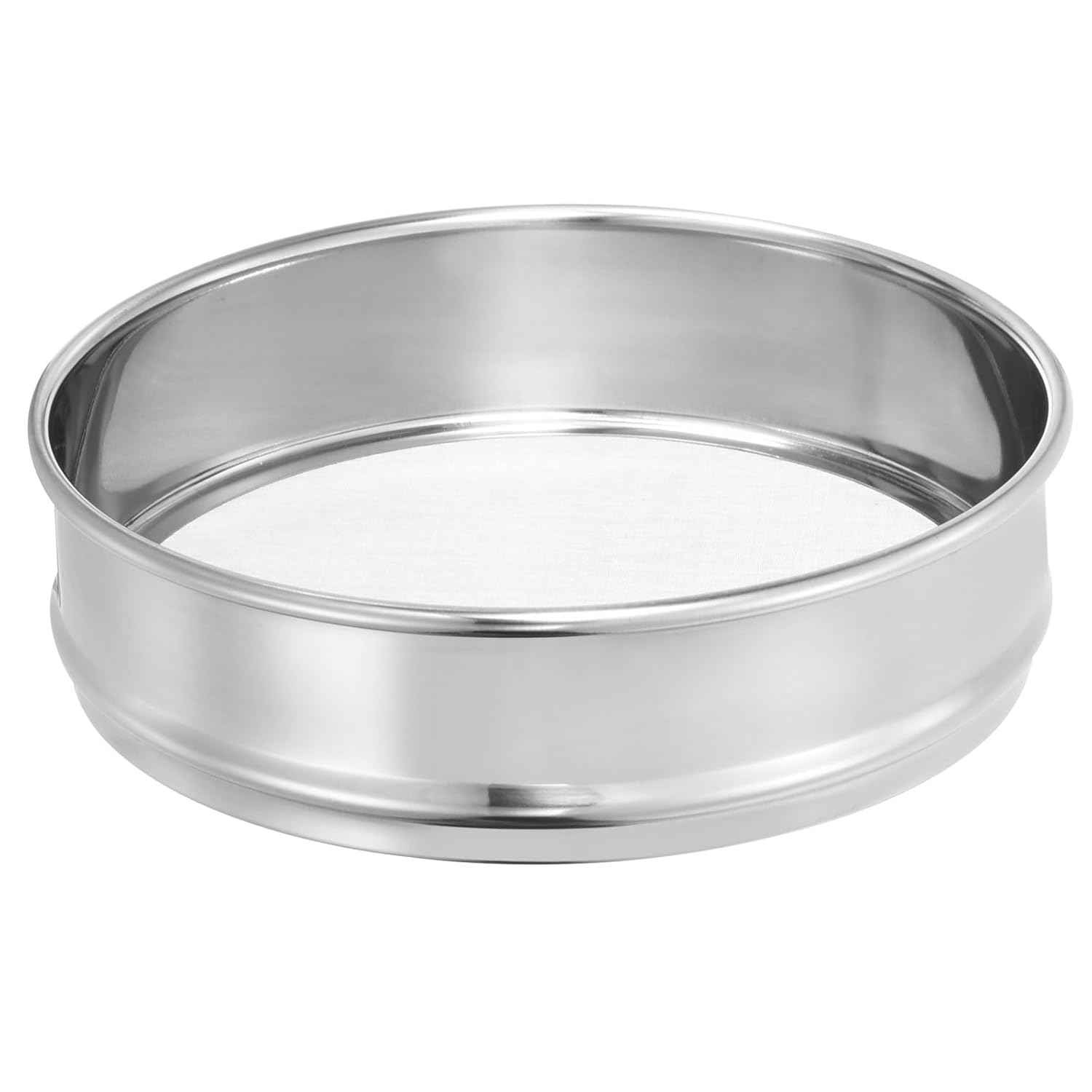 10 Mesh Lab Sieve, 8" Diameter Test Sieve 304 Stainless Steel Wire Cloth (2mm) for Industrial Laboratory - Colors B